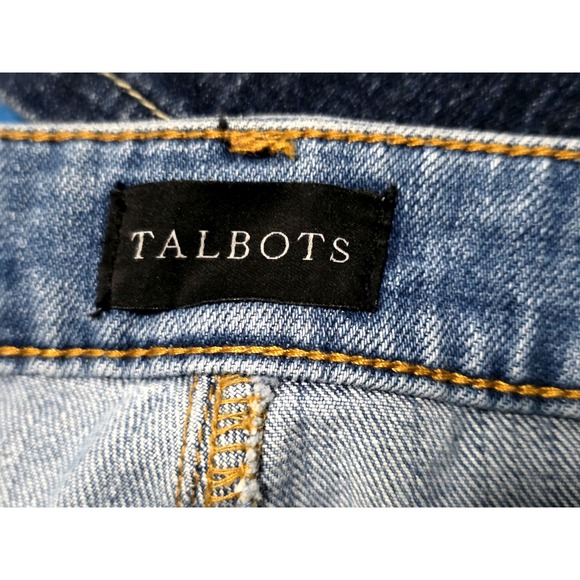Talbots Women's 2‎ Modern Ankle Blue  Jeans High Rise 001 - Picture 10 of 13
